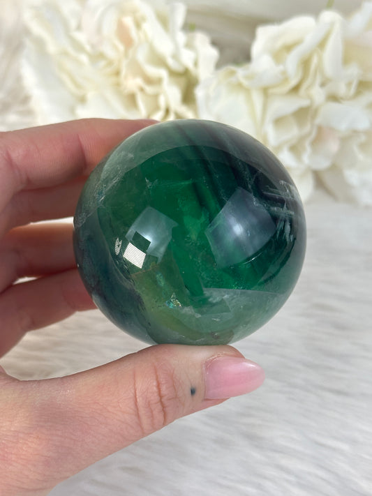 Federfluorit Kugel O69,8