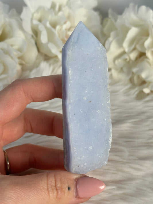 B-Ware Druzy Chalcedon Turm J28,1