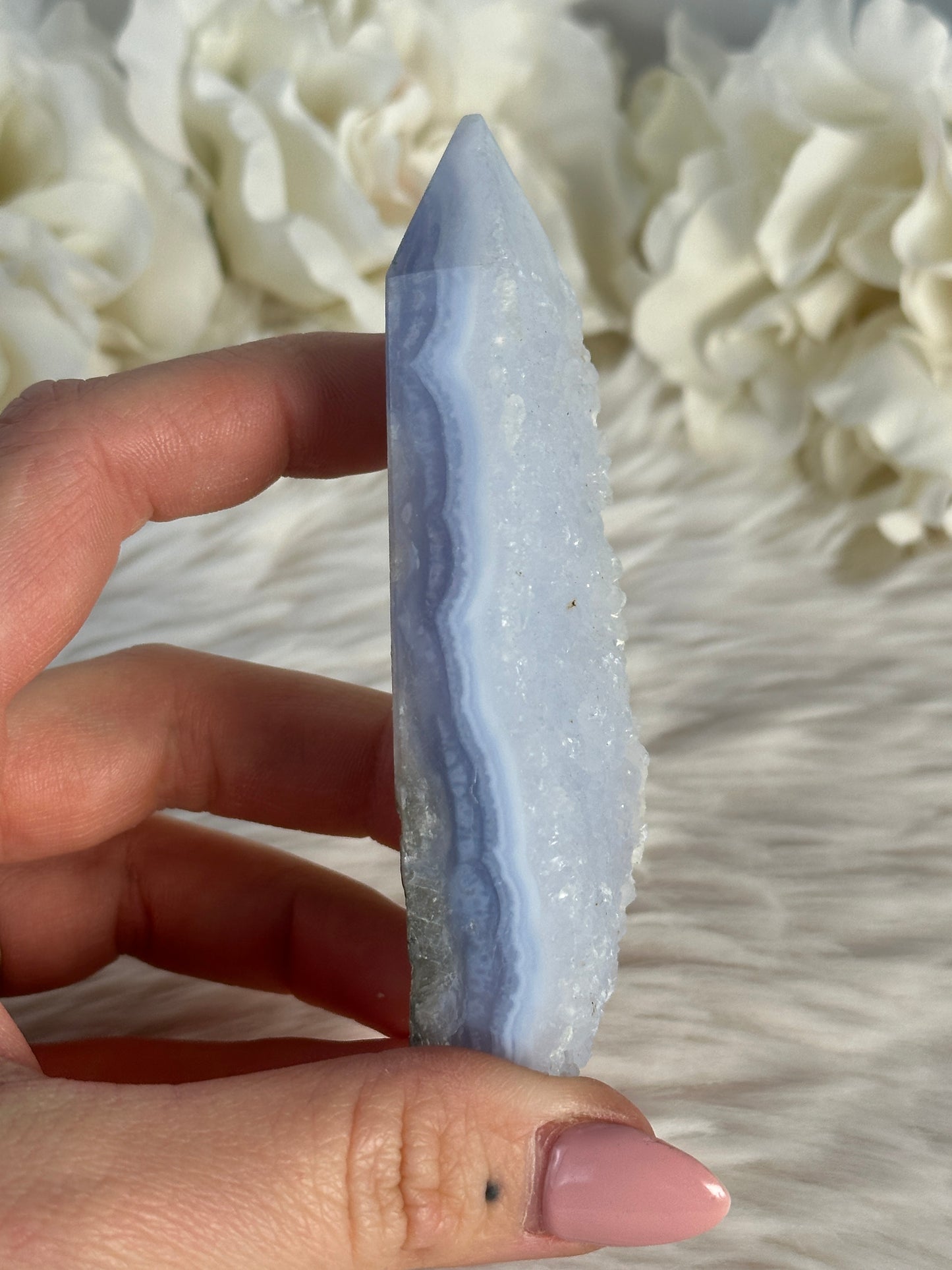 B-Ware Druzy Chalcedon Turm J28,1