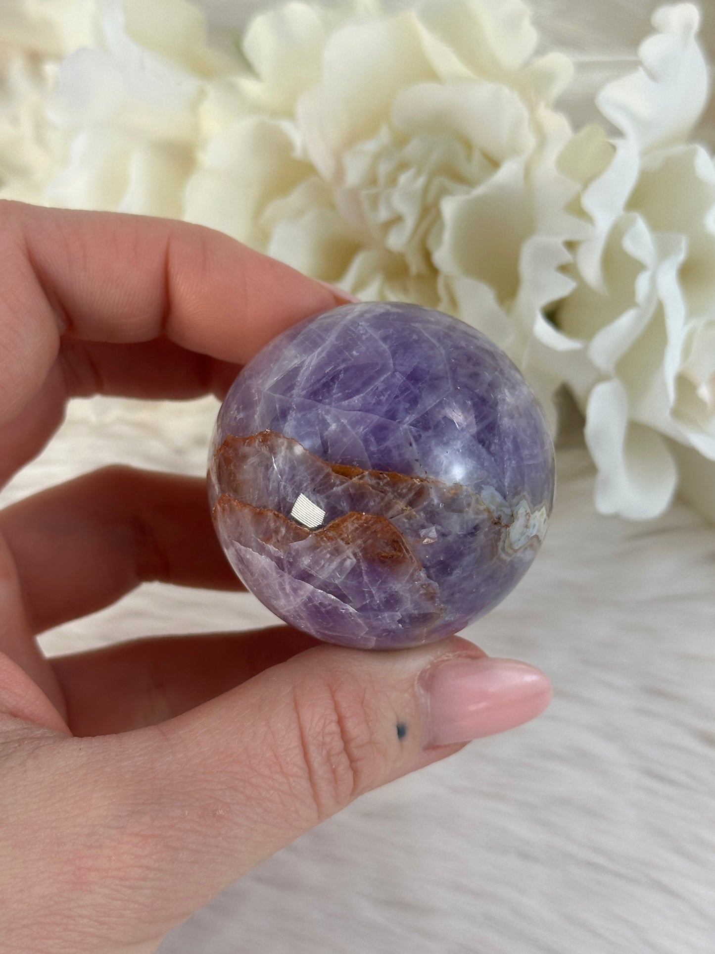 Amethyst x Achat Kugel JS27