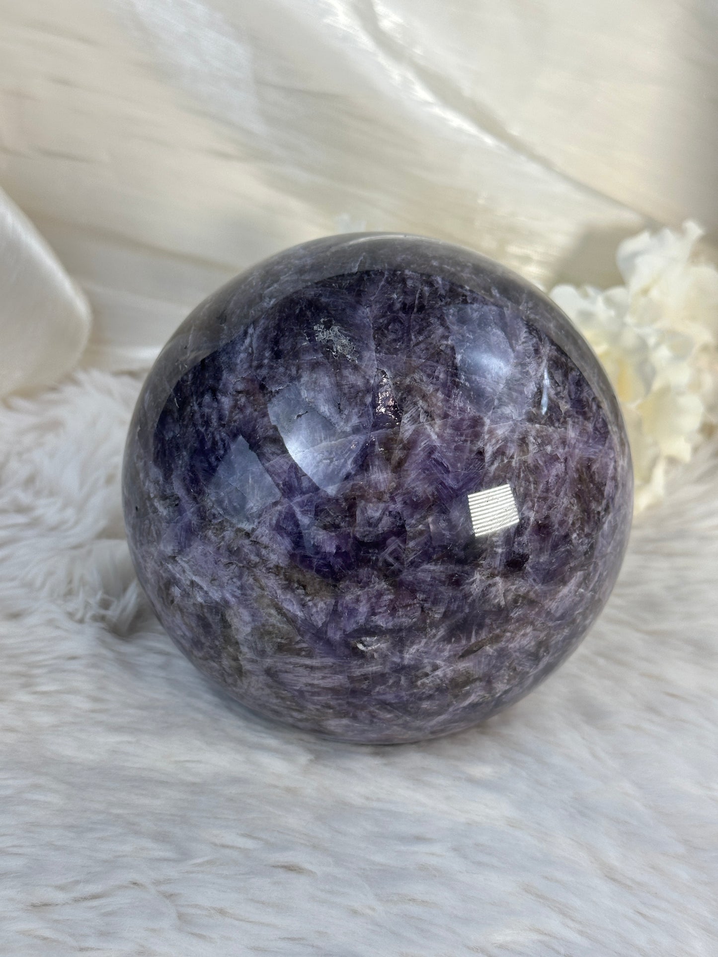 XL Amethyst Quarz Kugel A199
