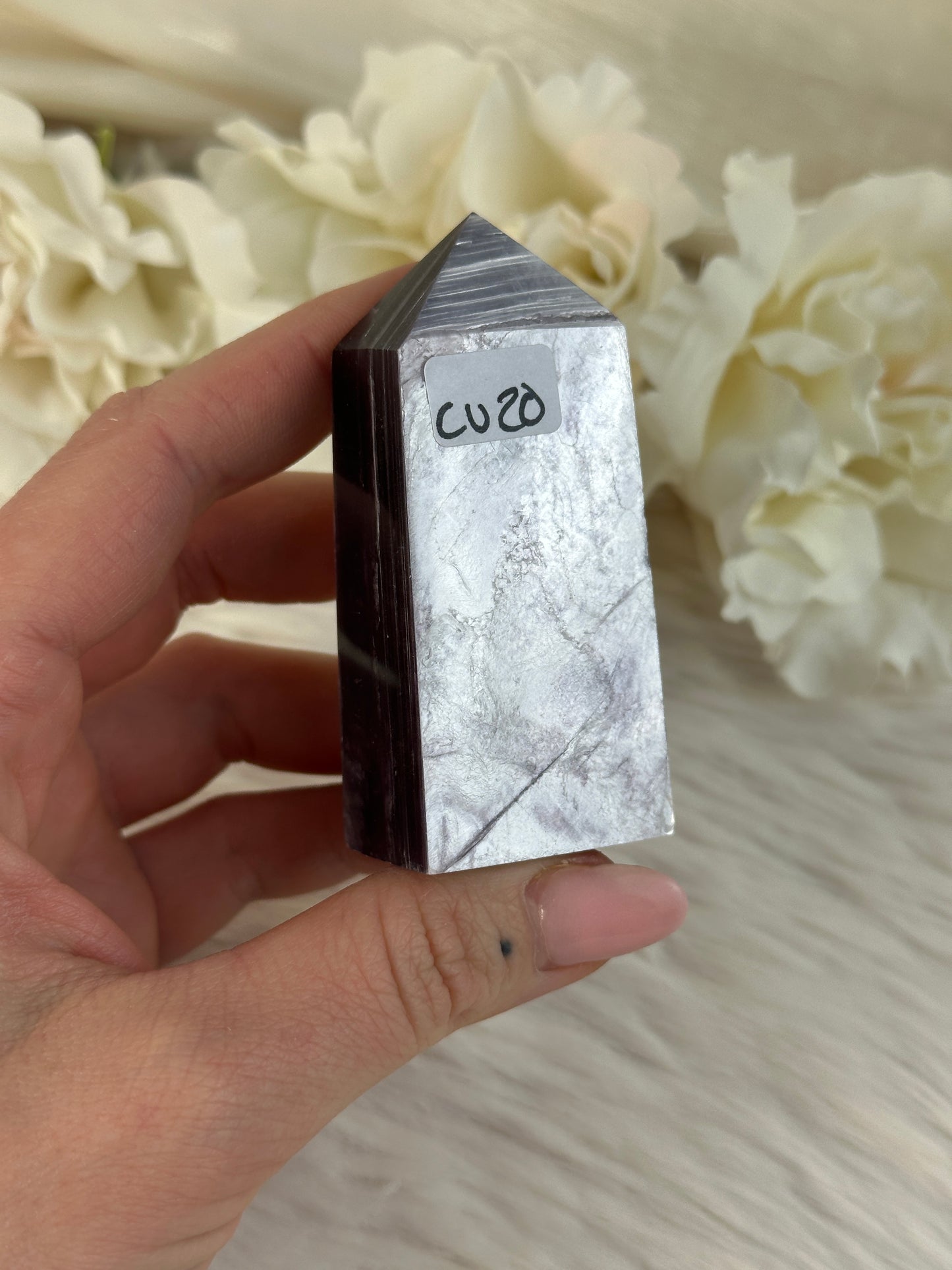 Gem Lepidolith Turm CU20