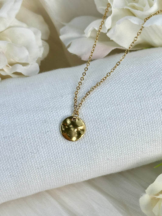 Gold Plättchen Kette VRi24